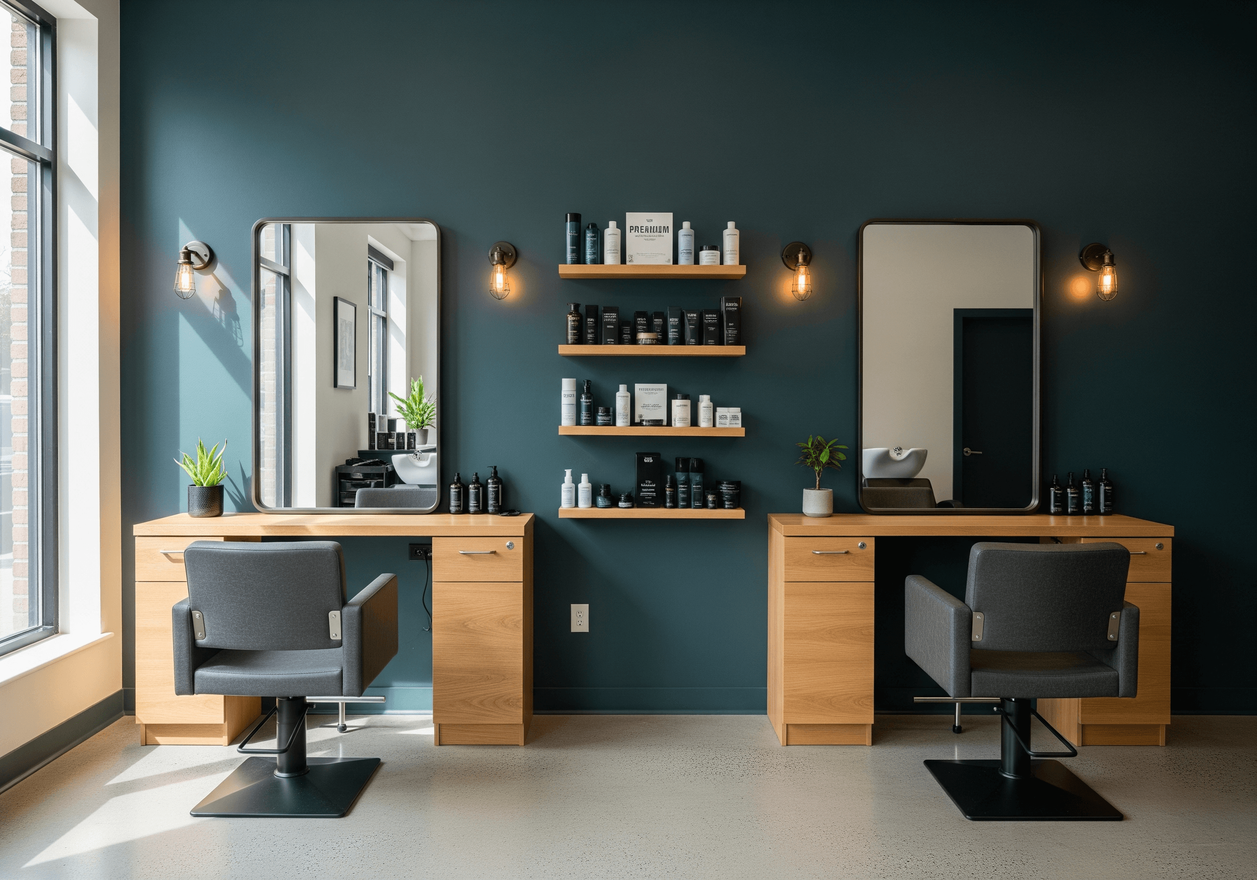 Beauty salon background