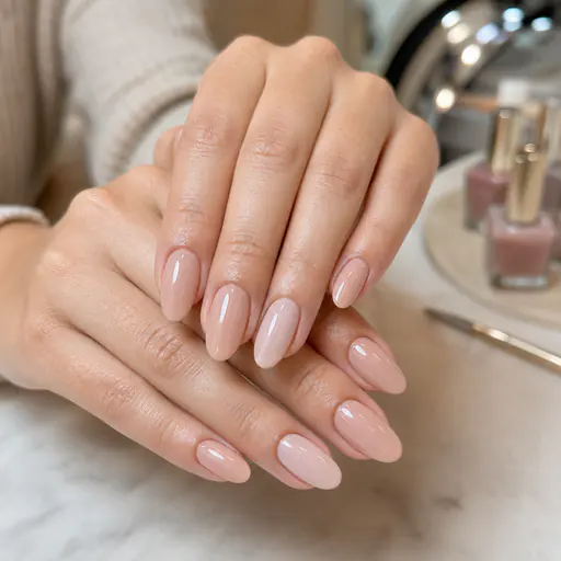 Finished manicure