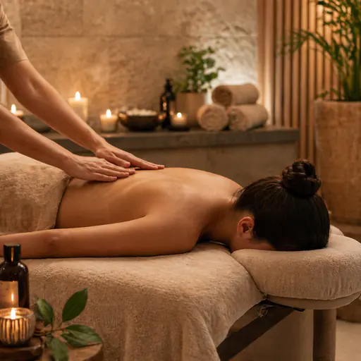 Relaxing spa treatment